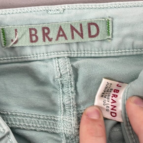 J Brand Juniper Jeans Skinny Leg Denim Green Size 26 - Picture 9 of 13